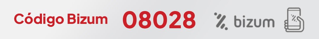 Donativos por Bizum con el código 08028